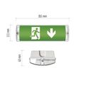 LED núdzové osvetlenie EMOS / NESSI ZN1110 / 3W, 3h, IP65