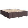 vidaXL Posteľ boxspring s matracom Tmavohnedá 180 x 200 cm Látka