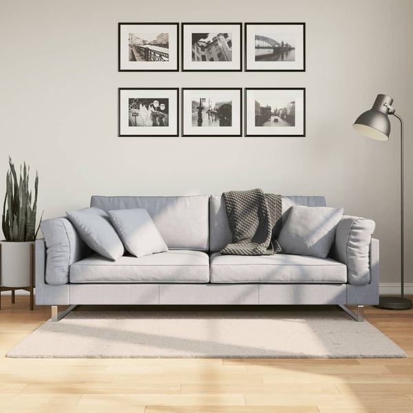 vidaXL Koberec HUARTE krátky vlas mäkký a umývateľný béžový 80x150 cm