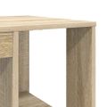 vidaXL Stôl Sonoma dub Kompozitné drevo 130 x 50.5 x 75 cm