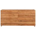 vidaXL Vyvýšený záhon 150x40x72 cm, recyklované tíkové drevo a oceľ