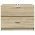 vidaXL Skrinka pod umývadlo dub sonoma 78x37x59 cm kompozitné drevo