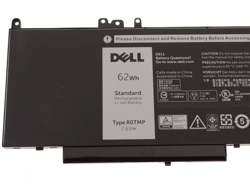 DELL Baterie 4-cell 62W/HR LI-ON Latitude E5250, E5450, E5550 Baterie, pre notebook, originálna, 62Wh, Li-Ion, 4článková, pre Dell Latitude E5250, E5450, E5550