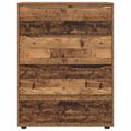 vidaXL Úložné skrine 80 x 48 x 105 cm Kompozitné drevo Staré drevo