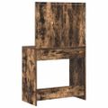 vidaXL Toaletný stolík Dymová dub 78,5 x 41 x 135 cm Kompozitné drevo