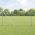 vidaXL Hexagonálny plot s stĺpom 10 x 1,4 m Pozinkovaná oceľ Sieťovina