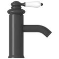 vidaXL Kúpelňová vodovodná batéria sivá 130x180 mm