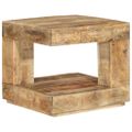 vidaXL Konferenčný stolík 45x45x40 cm masívne mangovníkové drevo