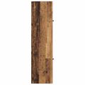 vidaXL Highboard Staré drevo 35 x 37 x 142 cm Kompozitné drevo
