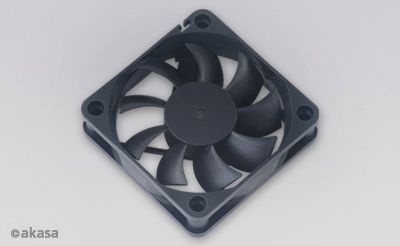 prídavný ventilátor Akasa 60x60x15 black