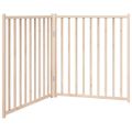 vidaXL Brána pre psa skladacia 2 panely 160 cm masívne jedľové drevo