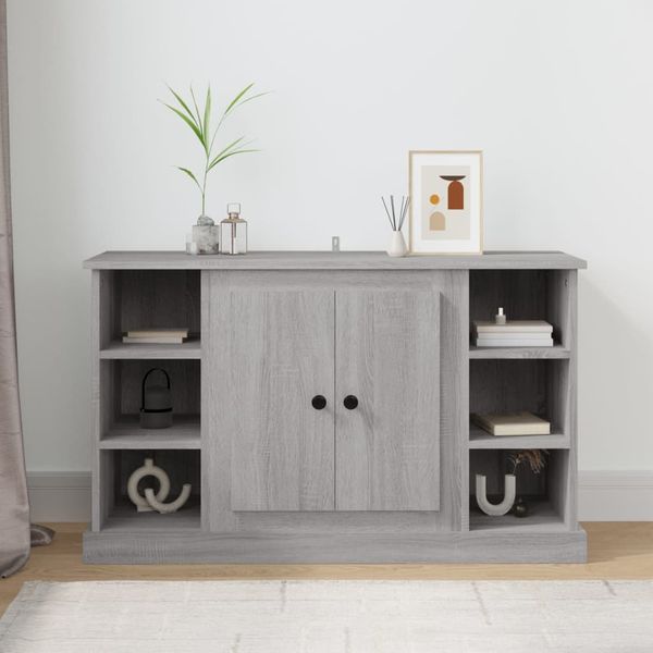 vidaXL Komoda sivý dub sonoma 100x35,5x60 cm spracované drevo