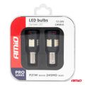 LED BUBLS CANBUS PRO series 1156 BA15S P21W R10W R5W 24x3020 SMD FAN Biela 12V/24V AMIO-03721