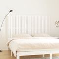 vidaXL Nástenné čelo postele biele 185x3x110 cm masívna borovica