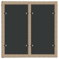 vidaXL Súprava záhradných pohoviek 6 ks Béžová polyratan