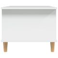 vidaXL Konferenčný stolík biely 90x50x40 cm kompozitné drevo