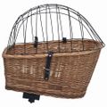 vidaXL Kôš na zadný nosič bicykla s krytom 55x31x36 cm, prírodná vŕba