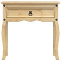 vidaXL Konzolový stolík Corona 73x35x73 cm borovicový masív