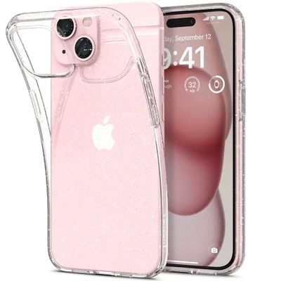 Spigen Liquid Crystal puzdro pre iPhone 15 6,1" trblietavý kryštál
