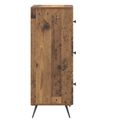 vidaXL Zásuvkový kabinet Staré drevo 33 x 34,5 x 90 cm