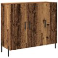vidaXL Servírovacia skriňa Staré drevo 90 x 34 x 80 cm