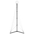 vidaXL LED vianočný stromček 363 LED studená biela 182 cm