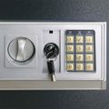 vidaXL Elektronický digitálny trezor s poličkou 35x25x25 cm
