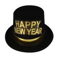 Klobúk čierny Happy New Year