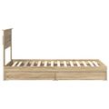 vidaXL Úložná posteľ Sonoma dub 90 x 190 cm Kompozitné drevo