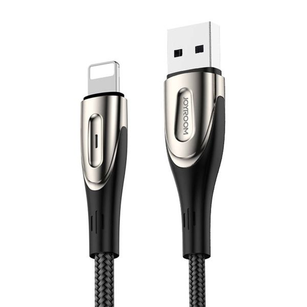 Kábel USB pre Lightning Joyroom Sharp S-M411 2,4A, 3 m (čierny)