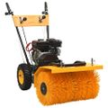 vidaXL Benzínová snehová fréza a zametač 2 v 1 6,5 HP