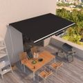 vidaXL Automaticky zaťahovacia markíza 500x300 cm antracitová