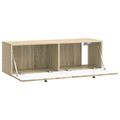 vidaXL Nástenná TV skrinka 98 x 31 x 30 cm Dub sonoma Kompozitné drevo
