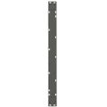 vidaXL Nohy k jedálenskému stolu v tvare V, 2 ks, antracitové, 100 x (72-73,3) cm, oceľ