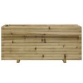 vidaXL Záhradný kvetináč 110x40x49,5 cm impregnovaná borovica