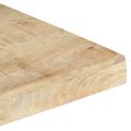 vidaXL Jedálenský stôl 140x70x76 surový mangovníkový masív