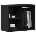 vidaXL Kosmetický kabinet Čierny dub 80 x 40 x 65 cm Kompozitné drevo
