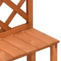 vidaXL Podstavec na kvetináč z jedľového dreva s mriežkou 70x42x115 cm