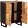 vidaXL Komoda so 4 dvierkami 60x33x75 cm masívna akácia