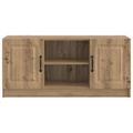 vidaXL TV skrinka 102 x 34,5 x 47 cm Dub artisan Kompozitné drevo