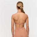 Športová podprsenka Halter Fierce Caramel - GymBeam, veľkosť XS