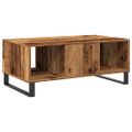 vidaXL Konferenčný stolík staré drevo 90x50x36,5 cm kompozitné drevo