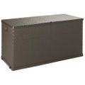 vidaXL Záhradný úložný box, hnedý 120x56x63 cm, PP ratan