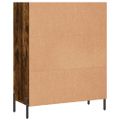 vidaXL Poličková skrinka biela 69,5x32,5x90 cm kompozitné drevo