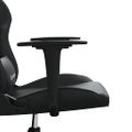 vidaXL Herná stolička čierna umelá koža