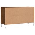vidaXL Botník hnedý dub 102x36x60 cm spracované drevo