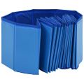 vidaXL Skladací bazén pre psov modrá 160x30 cm PVC