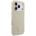 Puzdro Guess Croco Triangle Logo MagSafe pre iPhone 17 Pro zlaté
