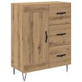 vidaXL Highboard 2 ks Remeselný dub 69,5 x 34 x 180 cm
