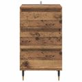 vidaXL Servírovacia skriňa Staré drevo 35 x 40 x 70 cm
